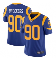 Men's Nike Los Angeles Rams #90 Michael Brockers Royal Blue Alternate Vapor Untouchable Limited Player NFL Jersey