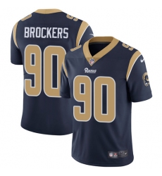 Youth Nike Los Angeles Rams #90 Michael Brockers Navy Blue Team Color Vapor Untouchable Limited Player NFL Jersey