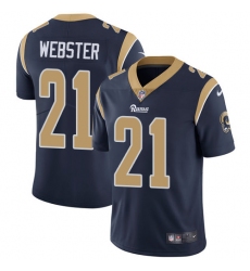 Youth Nike Los Angeles Rams #21 Kayvon Webster Navy Blue Team Color Vapor Untouchable Limited Player NFL Jersey