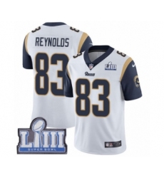 Men's Nike Los Angeles Rams #83 Josh Reynolds White Vapor Untouchable Limited Player Super Bowl LIII Bound NFL Jersey