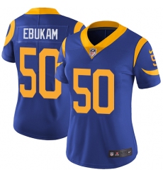 Women's Nike Los Angeles Rams #50 Samson Ebukam Royal Blue Alternate Vapor Untouchable Limited Player NFL Jersey