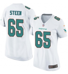 Women's Nike Miami Dolphins #65 Anthony Steen Game White NFL Jersey