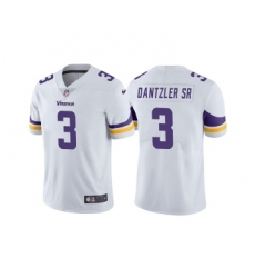 Men's Minnesota Vikings #3 Cameron Dantzler White Vapor Untouchable Stitched Jersey