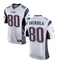 Men's Nike New England Patriots #80 Danny Amendola Game White NFL Jersey