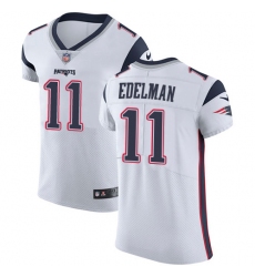 Men's Nike New England Patriots #11 Julian Edelman White Vapor Untouchable Elite Player NFL Jersey Men's Nike New England Patriots #11 Julian Edelman White Vapor Untouchable Elite Player NFL Jersey