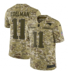 Youth Nike New England Patriots #11 Julian Edelman Limited Camo 2018 Salute to Service NFL Jersey Youth Nike New England Patriots #11 Julian Edelman Limited Camo 2018 Salute to Service NFL Jersey