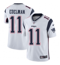 Youth Nike New England Patriots #11 Julian Edelman White Vapor Untouchable Limited Player NFL Jersey Youth Nike New England Patriots #11 Julian Edelman White Vapor Untouchable Limited Player NFL Jersey