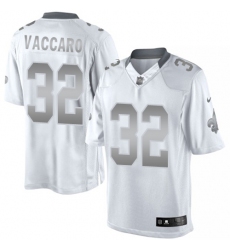Men's Nike New Orleans Saints #32 Kenny Vaccaro Limited White Platinum NFL Jersey