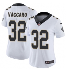 Women's Nike New Orleans Saints #32 Kenny Vaccaro Elite White NFL Jersey
