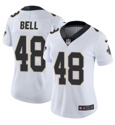 Women's Nike New Orleans Saints #48 Vonn Bell Elite White NFL Jersey