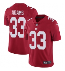 Youth Nike New York Giants #33 Andrew Adams Elite Red Alternate NFL Jersey