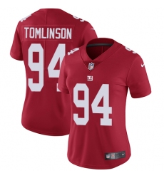 Women's Nike New York Giants #94 Dalvin Tomlinson Red Alternate Vapor Untouchable Limited Player NFL Jersey