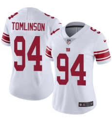 Women's Nike New York Giants #94 Dalvin Tomlinson White Vapor Untouchable Limited Player NFL Jersey