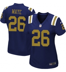 Women's Nike New York Jets #26 Marcus Maye Limited Navy Blue Alternate NFL Jersey