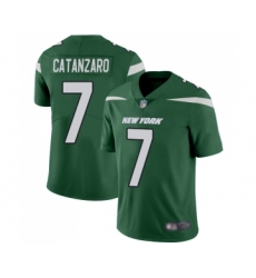 Youth New York Jets #7 Chandler Catanzaro Green Team Color Vapor Untouchable Limited Player Football Jersey