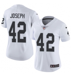 Women's Nike Oakland Raiders #42 Karl Joseph White Vapor Untouchable Limited Player NFL Jersey