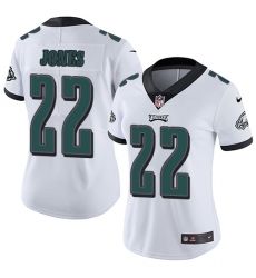 Women's Nike Philadelphia Eagles #22 Sidney Jones White Vapor Untouchable Limited Player NFL Jersey
