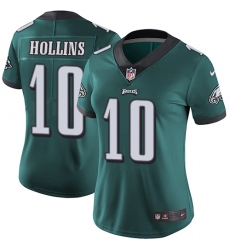 Women's Nike Philadelphia Eagles #10 Mack Hollins Midnight Green Team Color Vapor Untouchable Limited Player NFL Jersey