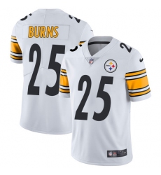 Youth Nike Pittsburgh Steelers #25 Artie Burns White Vapor Untouchable Limited Player NFL Jersey