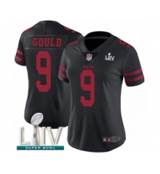 Women's San Francisco 49ers #9 Robbie Gould Black Vapor Untouchable Limited Player Super Bowl LIV Bound Football Jersey