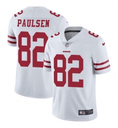 Youth Nike San Francisco 49ers #82 Logan Paulsen White Vapor Untouchable Limited Player NFL Jersey