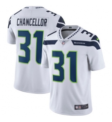 Men's Nike Seattle Seahawks #31 Kam Chancellor White Vapor Untouchable Limited Player NFL Jersey