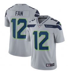 Youth Nike Seattle Seahawks 12th Fan Grey Alternate Vapor Untouchable Limited Player NFL Jersey