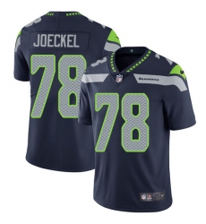 Youth Nike Seattle Seahawks #78 Luke Joeckel Elite Steel Blue Team Color NFL Jersey