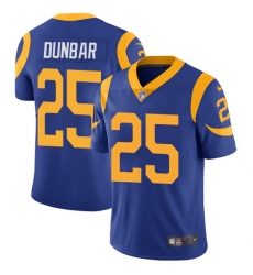Youth Nike Los Angeles Rams #25 Lance Dunbar Royal Blue Alternate Vapor Untouchable Limited Player NFL Jersey