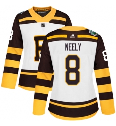 Women's Adidas Boston Bruins #8 Cam Neely Authentic White 2019 Winter Classic NHL Jersey