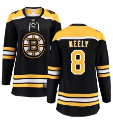 Women's Boston Bruins #8 Cam Neely Authentic Black Home Fanatics Branded Breakaway NHL Jersey