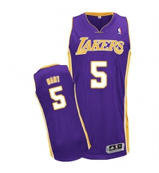 Youth Adidas Los Angeles Lakers #5 Josh Hart Authentic Purple Road NBA Jersey