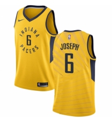 Youth Nike Indiana Pacers #6 Cory Joseph Authentic Gold NBA Jersey Statement Edition