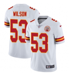 Men's Nike Kansas City Chiefs #53 Ramik Wilson White Vapor Untouchable Limited Player NFL Jersey