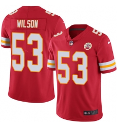 Youth Nike Kansas City Chiefs #53 Ramik Wilson Red Team Color Vapor Untouchable Limited Player NFL Jersey