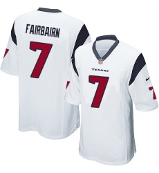Men's Nike Houston Texans #7 Ka'imi Fairbairn Game White NFL Jersey