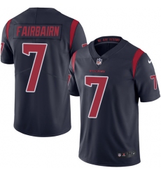 Men's Nike Houston Texans #7 Ka'imi Fairbairn Limited Navy Blue Rush Vapor Untouchable NFL Jersey
