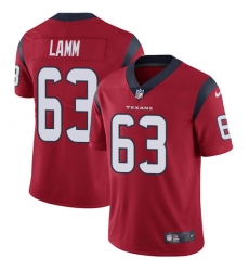 Youth Nike Houston Texans #63 Kendall Lamm Red Alternate Vapor Untouchable Elite Player NFL Jersey
