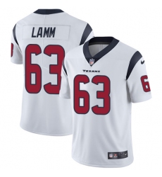 Youth Nike Houston Texans #63 Kendall Lamm White Vapor Untouchable Limited Player NFL Jersey