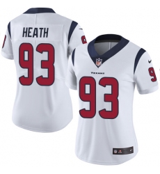 Women's Nike Houston Texans #93 Joel Heath White Vapor Untouchable Limited Player NFL Jersey