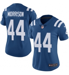 Women's Nike Indianapolis Colts #44 Antonio Morrison Royal Blue Team Color Vapor Untouchable Elite Player NFL Jersey