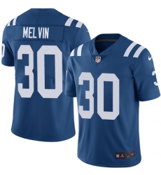 Youth Nike Indianapolis Colts #30 Rashaan Melvin Royal Blue Team Color Vapor Untouchable Limited Player NFL Jersey