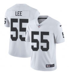Men's Nike Oakland Raiders #55 Marquel Lee White Vapor Untouchable Limited Player NFL Jersey