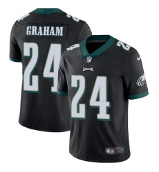 Youth Nike Philadelphia Eagles #24 Corey Graham Black Alternate Vapor Untouchable Limited Player NFL Jersey
