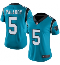 Women's Nike Carolina Panthers #5 Michael Palardy Blue Alternate Vapor Untouchable Limited Player NFL Jersey