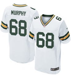Men's Nike Green Bay Packers #68 Kyle Murphy Elite White NFL Jersey