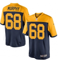 Youth Nike Green Bay Packers #68 Kyle Murphy Limited Navy Blue Alternate NFL Jersey