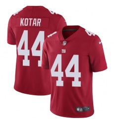 Youth Nike New York Giants #44 Doug Kotar Red Alternate Vapor Untouchable Elite Player NFL Jersey