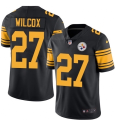 Youth Nike Pittsburgh Steelers #27 J.J. Wilcox Limited Black Rush Vapor Untouchable NFL Jersey