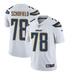 Men's Nike Los Angeles Chargers #78 Michael Schofield White Vapor Untouchable Limited Player NFL Jersey